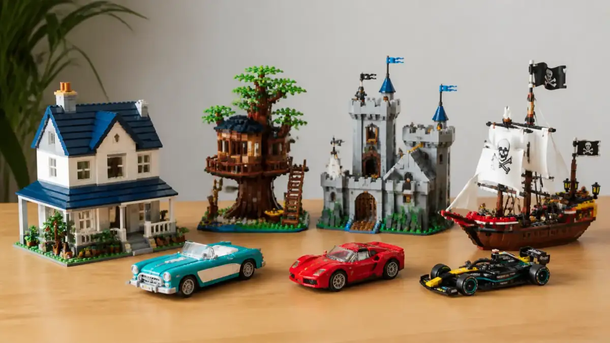 ערכות LEGO צבעוניות