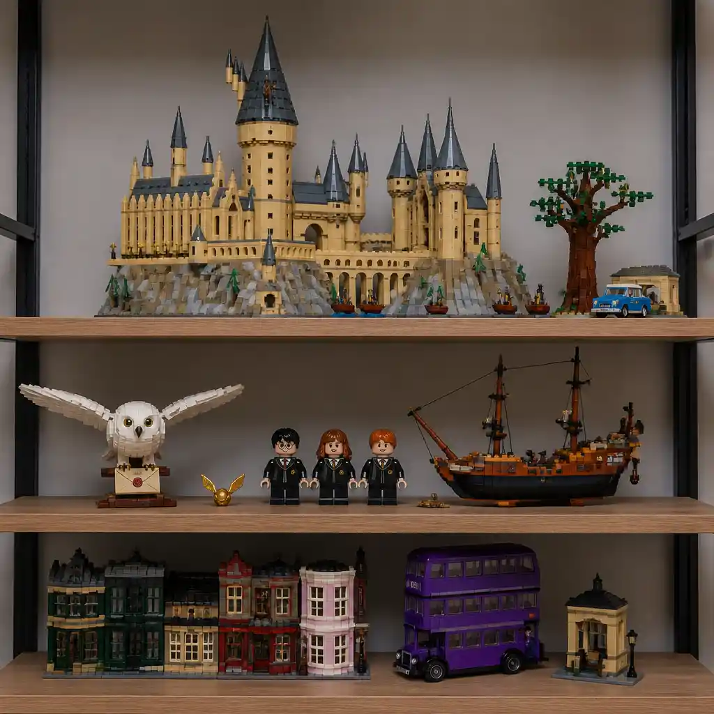 סטי LEGO Harry Potter על מדף