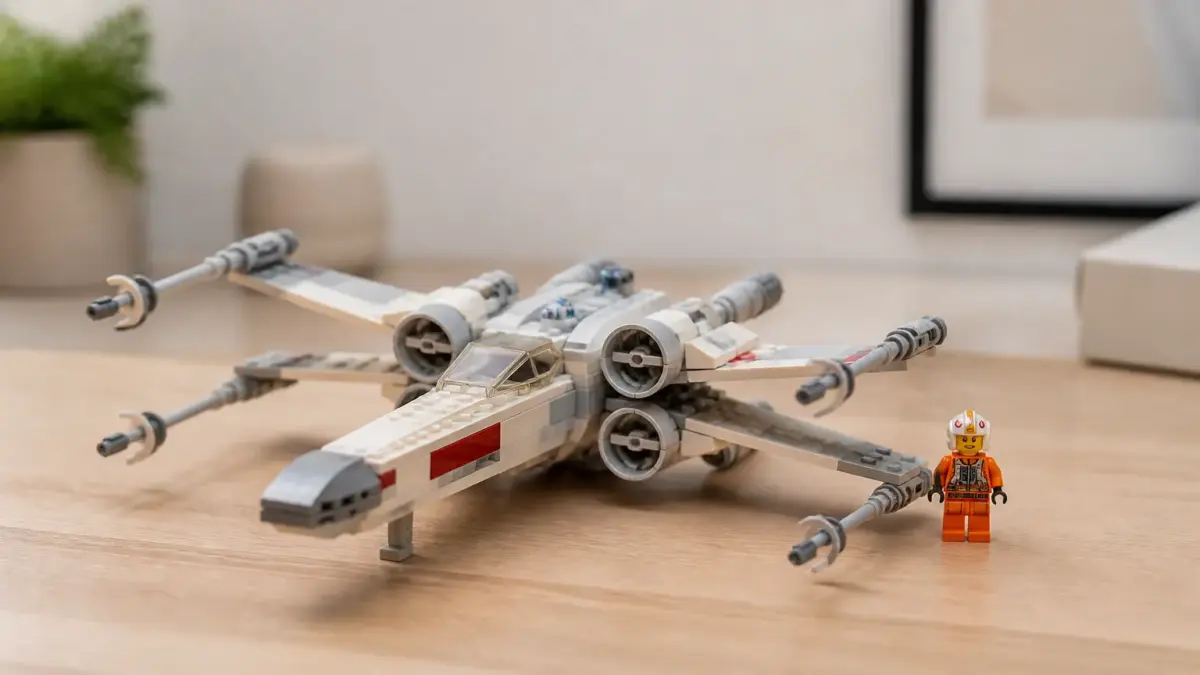 סט LEGO למבוגרים על שולחן