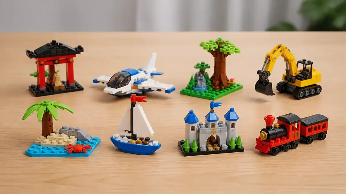 ערכות LEGO קטנות לטיסה