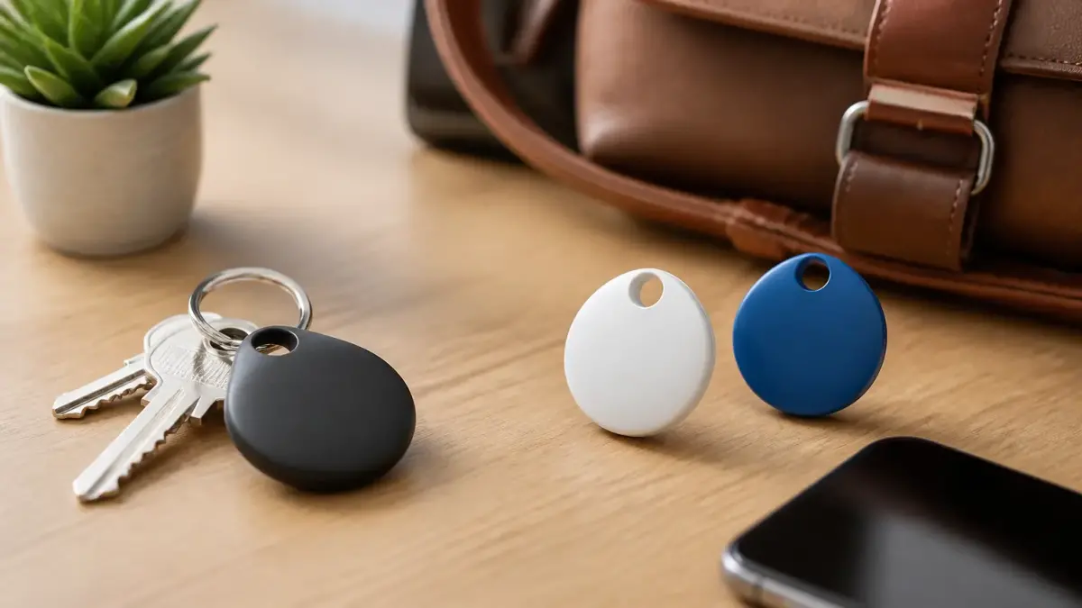 מכשירי מעקב Bluetooth על שולחן