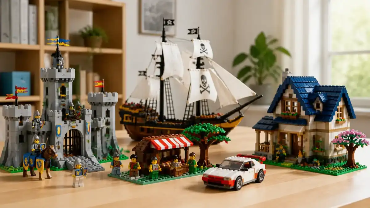 ערכות LEGO צבעוניות