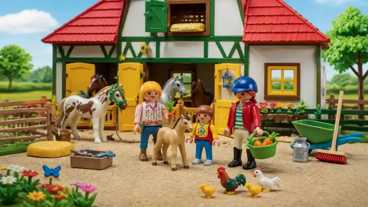 צעצועי פליימוביל צבעוניים